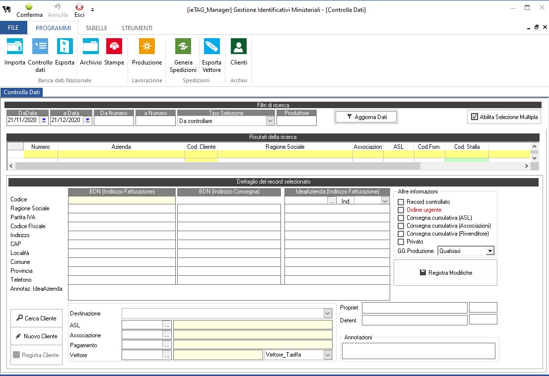 Guida rapida a ieTAG Manager 2 FASE 2